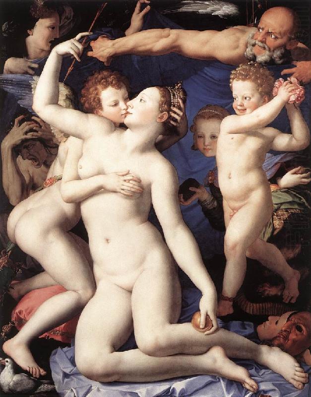 BRONZINO, Agnolo Venus, Cupide and the Time (Allegory of Lust) fg china oil painting image
